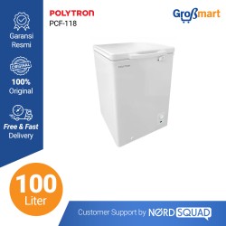 CHEST FREEZER POLYTORN 100 LITER PCF 118 / PCF-118