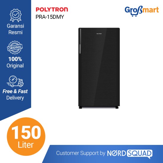 KULKAS 1 PINTU POLYTRON 150 LITER PRA-15DMY / PRA 15DMY / PRA15DMY