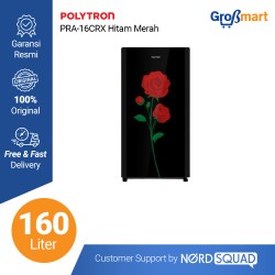 KULKAS 1 PINTU 160 LITER POLYTRON PRA 16CRX / PRA-16CRX