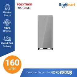 KULKAS 1 PINTU POLYTRON 160 LITER PRA-16DMS / PRA 16DMS / PRA16DMS