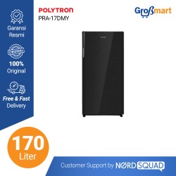 Kulkas 1 Pintu Polytron 170 liter PRA-17DMY / PRA 17DMY / PRA17DMY