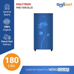 Polytron Refrigerator 180 Liter PRB-189 / PRB 189 / PRB189 B/R Kulkas 1 Pintu