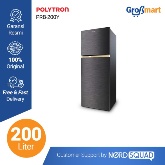 Polytron Kulkas 2 Pintu 166 liter PRB-200 / PRB 200 / PRB200 Y/R Polytron Kulkas 2 Pintu 166 liter PRB-200 / PRB 200 / PRB200 Y/R