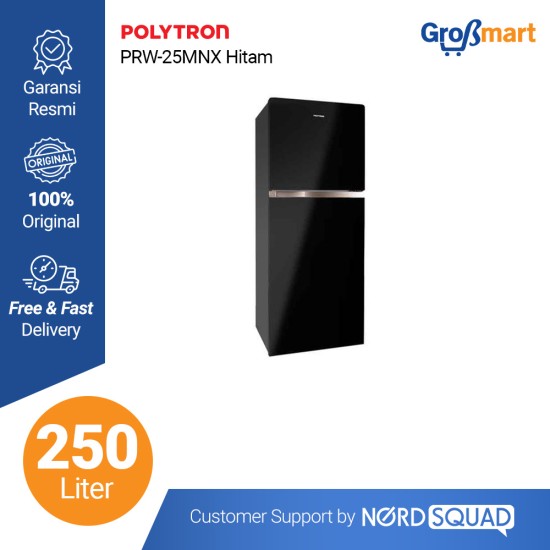 Kulkas 2 Pintu Polytron PRW-25MNX / PRW 25 MNX Kulkas 2 Pintu Polytron PRW-25MNX / PRW 25 MNX