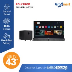 Polytron LED TV 43 Inch PLD-43BUG5058 Polytron LED TV 43 Inch PLD-43BUG5058