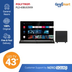 LED TV 43 INCH POLYTRON UHD SMART TV PLD 43BUG5959 / PLD-43BUG5959