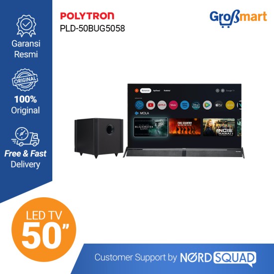 Polytron LED TV 50 Inch PLD-50BUG5058 Polytron LED TV 50 Inch PLD-50BUG5058