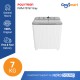 MESIN CUCI 2 TABUNG POLYTRON 7 KG TWIN TUB PWM-7076 MESIN CUCI 2 TABUNG POLYTRON 7 KG TWIN TUB PWM-7076
