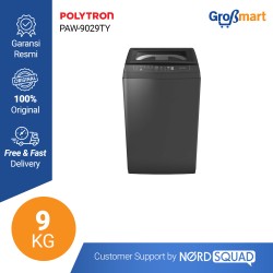 MESIN CUCI 1 TABUNG POLYTRON 9 KG TOP LOADING PAW-9029 / PAW 9029 / PAW9029Y MESIN CUCI 1 TABUNG POLYTRON 9 KG TOP LOADING PAW-9029 / PAW 9029 / PAW9029Y