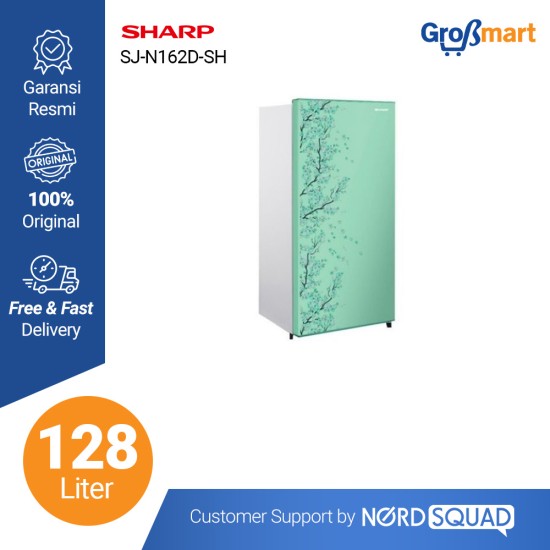 Sharp Refrigerator Kirei III Sakura Series SJ-N162D-SH/SB/SP Sharp Refrigerator Kirei III Sakura Series SJ-N162D-SH/SB/SP