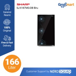 Sharp Refrigerator 166 Liter SJ-X187MG-DB/DP Kulkas 1 Pintu