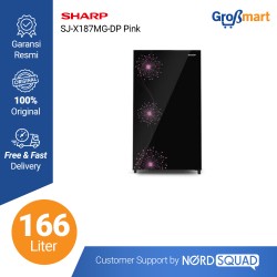 Sharp Refrigerator 166 Liter SJ-X187MG-DB/DP Kulkas 1 Pintu Sharp Refrigerator 166 Liter SJ-X187MG-DB/DP Kulkas 1 Pintu