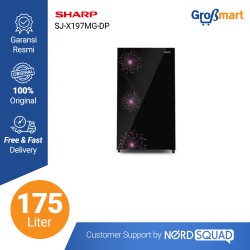 Kulkas 1 Pintu Sharp 175 Liter SJ-X197MG-DP/DB Kulkas 1 Pintu Sharp 175 Liter SJ-X197MG-DP/DB