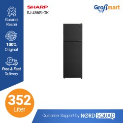 Sharp Kulkas 2 Pintu Big SJ-456SI-GK Sharp Kulkas 2 Pintu Big SJ-456SI-GK