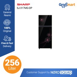 Sharp Kulkas 2 Pintu 256 Liter SJ-317MG-DB/DP Sharp Kulkas 2 Pintu 256 Liter SJ-317MG-DB/DP