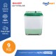 Mesin Cuci 2 Tabung Sharp 9 Kg Twin Tub ES-T1070SJ Mesin Cuci 2 Tabung Sharp 9 Kg Twin Tub ES-T1070SJ