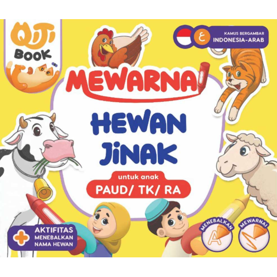 Qiti Book Mewarnai Hewan Jinak Qiti Book Mewarnai Hewan Jinak