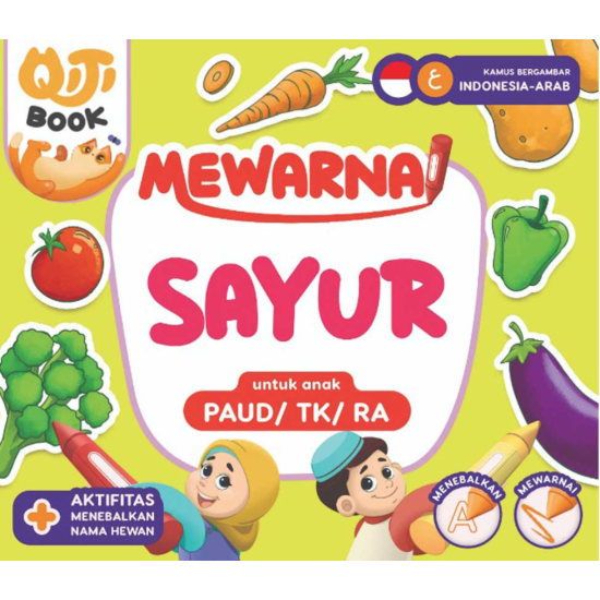 Qiti Book Mewarnai Sayur Qiti Book Mewarnai Sayur