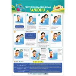 Poster Peraga Pendidikan Wudhu