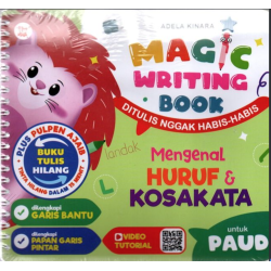 Magic Writing Book Huruf Dan Kosakata Magic Writing Book Huruf Dan Kosakata