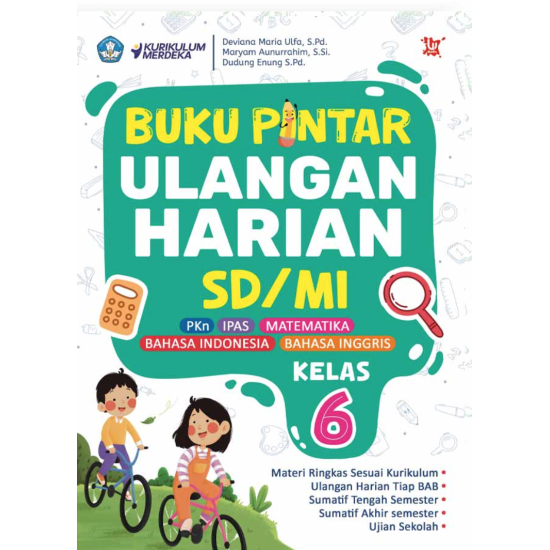 Buku Pintar Ulangan Harian Kelas 6 Buku Pintar Ulangan Harian Kelas 6