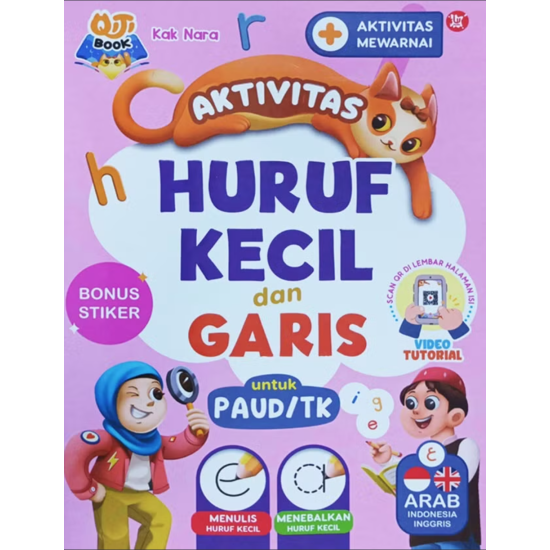 Qiti Book Aktivitas - Huruf Kecil dan Garis Qiti Book Aktivitas - Huruf Kecil dan Garis