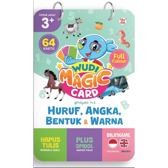 Wudi Magic Card Huruf, Angka, Bentuk Dan Warna Wudi Magic Card Huruf, Angka, Bentuk Dan Warna