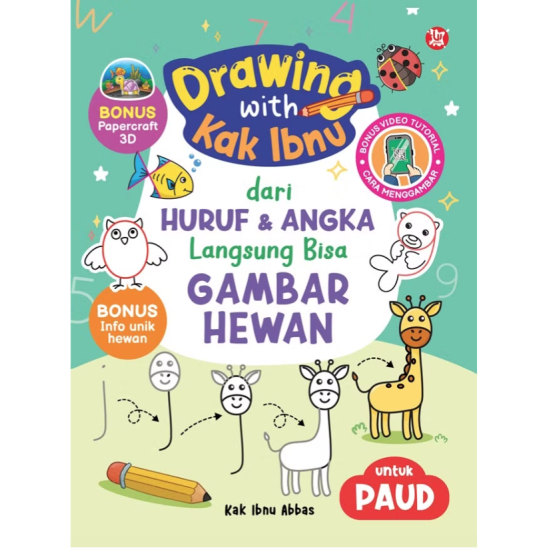 Drawing with Kak Ibnu - Dari Huruf & Angka Langsung Bisa Gambar Hewan Drawing with Kak Ibnu - Dari Huruf & Angka Langsung Bisa Gambar Hewan