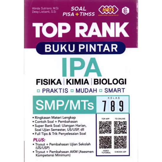 Top Rank Buku Pintar IPA SMP/Mts Top Rank Buku Pintar IPA SMP/Mts