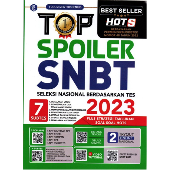 Top Spoiler SNBT (Seleksi Nasional Berdasarkan Tes) 2023 Top Spoiler SNBT (Seleksi Nasional Berdasarkan Tes) 2023