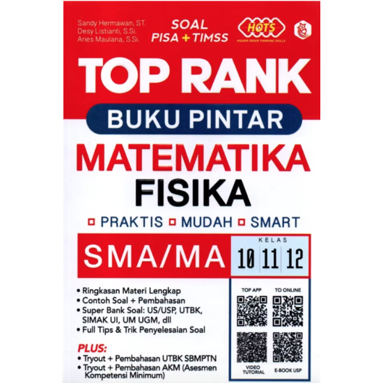Top Rank Buku Pintar Matematika & Fisika SMA Top Rank Buku Pintar Matematika & Fisika SMA