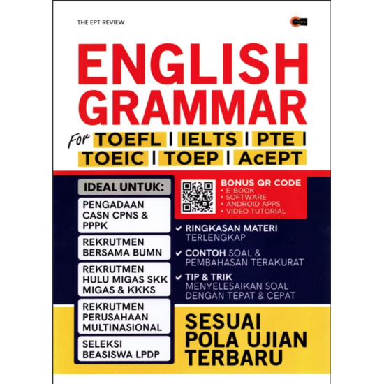 English Grammar for TOEFL, IELTS, PTE, TOEIC, TOEP, AcEPT