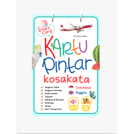 Kartu Pintar Kosakata (Indonesia-Inggris)