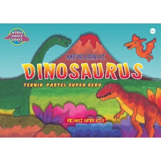 Mewarnai Dinosaurus Teknik Pastel Super Seru