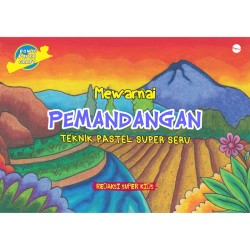 Mewarnai Pemandangan Teknik Pastel Super Seru Mewarnai Pemandangan Teknik Pastel Super Seru
