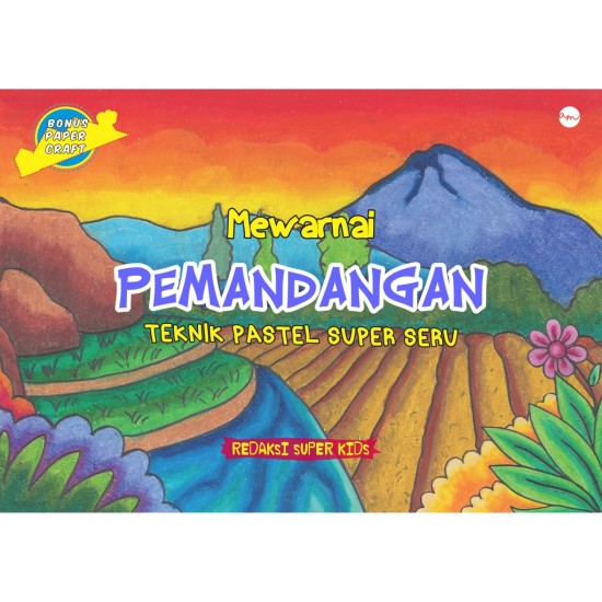 Mewarnai Pemandangan Teknik Pastel Super Seru