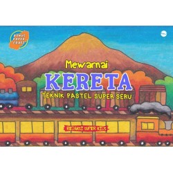 Mewarnai Kereta Teknik Pastel Super Seru