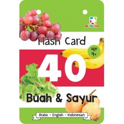 Opredo Flash Card Hijaiah: 40 Buah & Sayur Opredo Flash Card Hijaiah: 40 Buah & Sayur