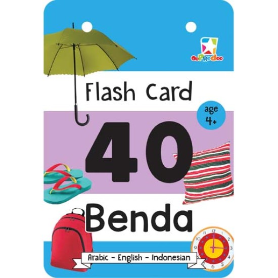 Opredo Flash Card Hijaiah: 40 Benda