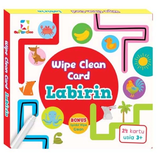 Opredo Wipe Clean Card - Labirin
