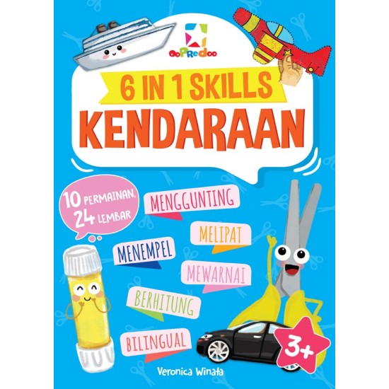 Opredo 6 IN 1 Skills: Kendaraan