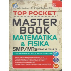 Top Pocket Master Book Matematika & Fisika Smp/Mts Kelas VII, VIII, & IX Top Pocket Master Book Matematika & Fisika Smp/Mts Kelas VII, VIII, & IX