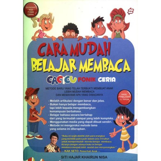 Cara Mudah Belajar Membaca CACICU Fonik Ceria