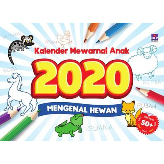 Kalender Mewarnai Anak 2020