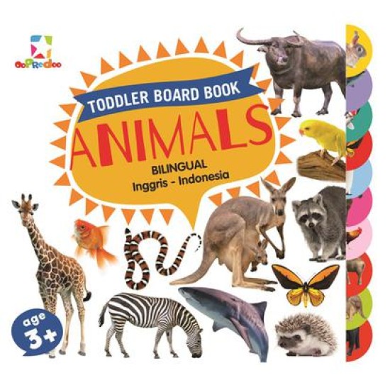Opredo Toddler Board Book: Animals