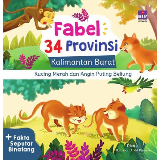 Fabel 34 Provinsi : Kalbar - Kucing Merah dan Angin Puting Beliung