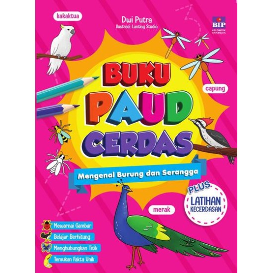 Buku Paud Cerdas Mengenal Burung Dan Serangga