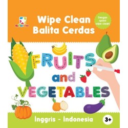 Opredo Wipe clean balita cerdas : Fruits and Vegetables Opredo Wipe clean balita cerdas : Fruits and Vegetables