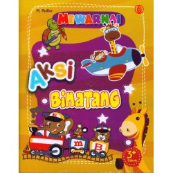 Mewarnai Aksi Binatang Mewarnai Aksi Binatang