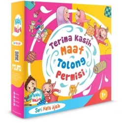 Paket Nabil Naura : Seri Kata Ajaib (Boardbook) Aku Bilang Terima Kasih, Maaf, Tolong, Permisi Paket Nabil Naura : Seri Kata Ajaib (Boardbook) Aku Bilang Terima Kasih, Maaf, Tolong, Permisi
